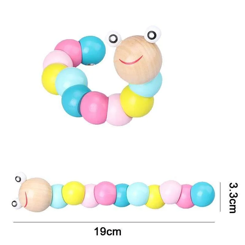 Macaron Montessori Wooden 3D Toys Childhood Learning Parent Child Baby Magination Intellectual Educational Toy for Kids Gift