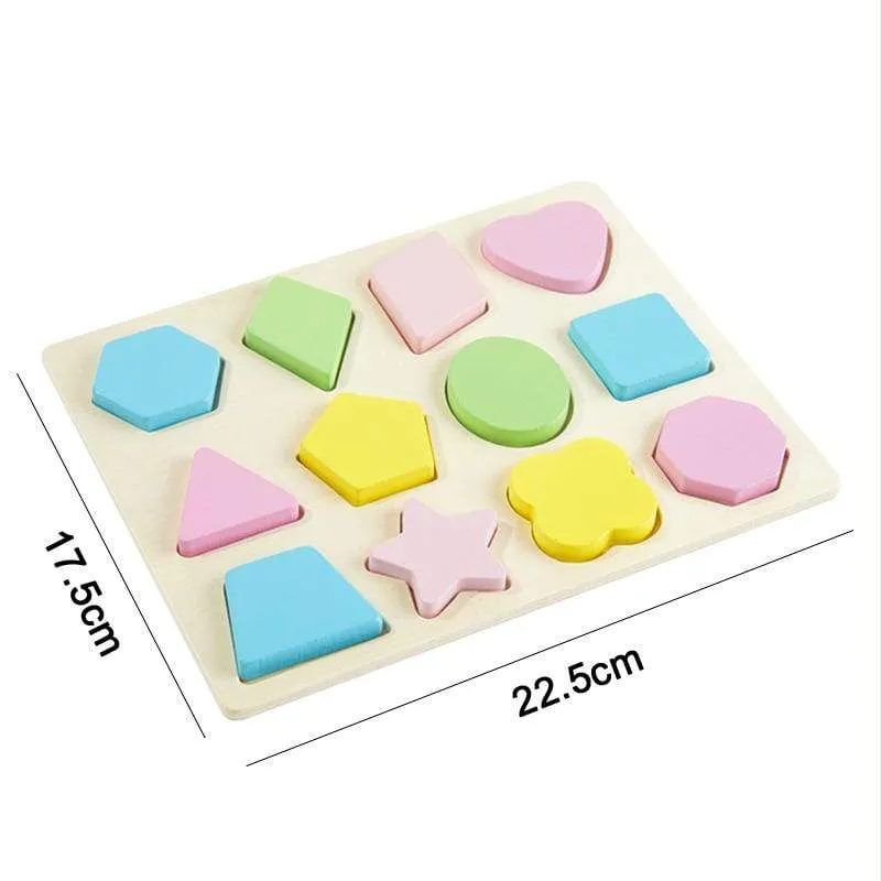 Macaron Montessori Wooden 3D Toys Childhood Learning Parent Child Baby Magination Intellectual Educational Toy for Kids Gift