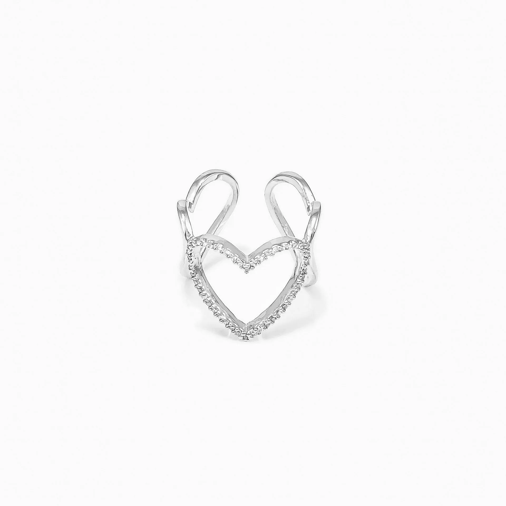 Mae Triple Heart Statement Ring