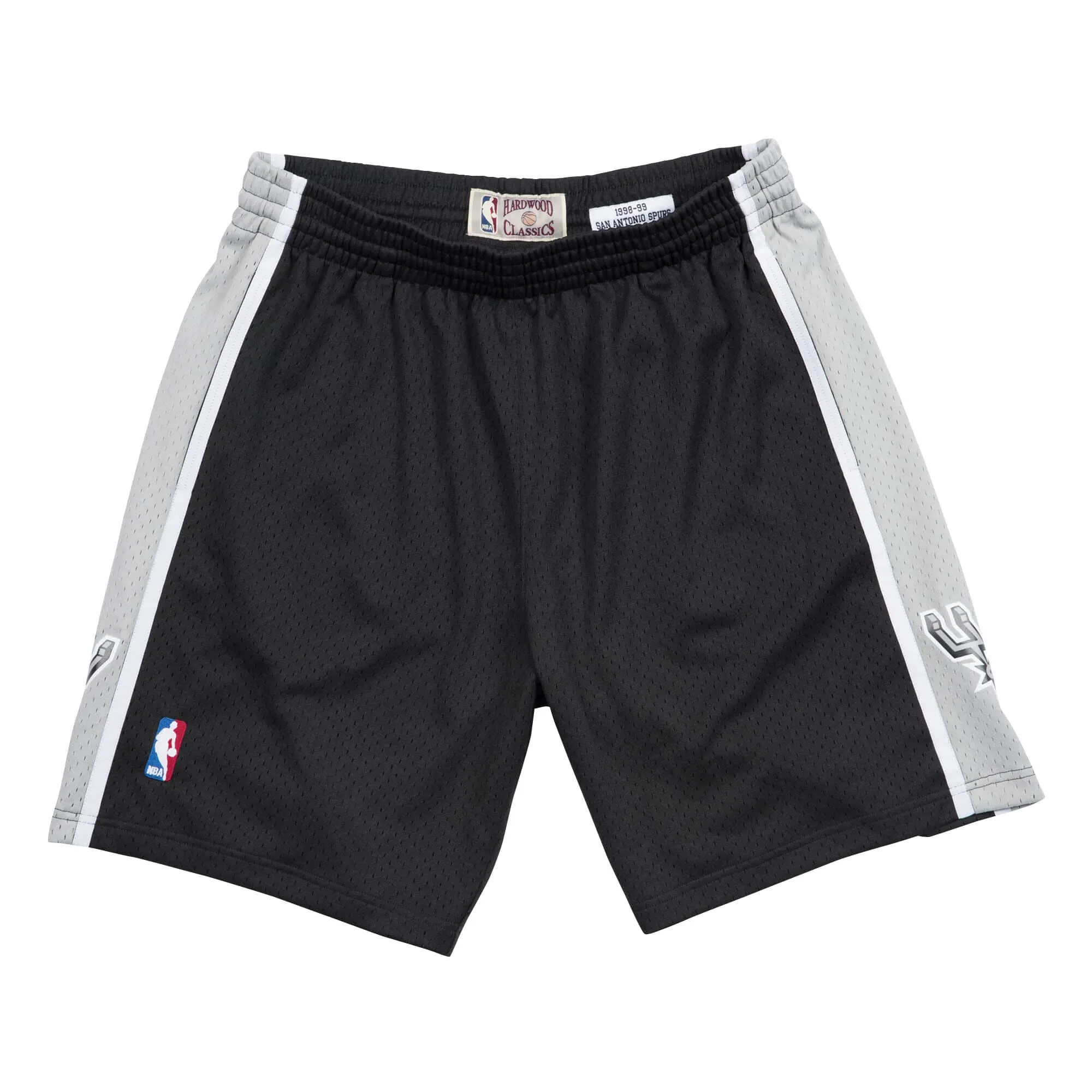 Mitchell & Ness Men NBA San Antonio Spurs Swingman Shorts Black 1998 SMSH18251SASK98