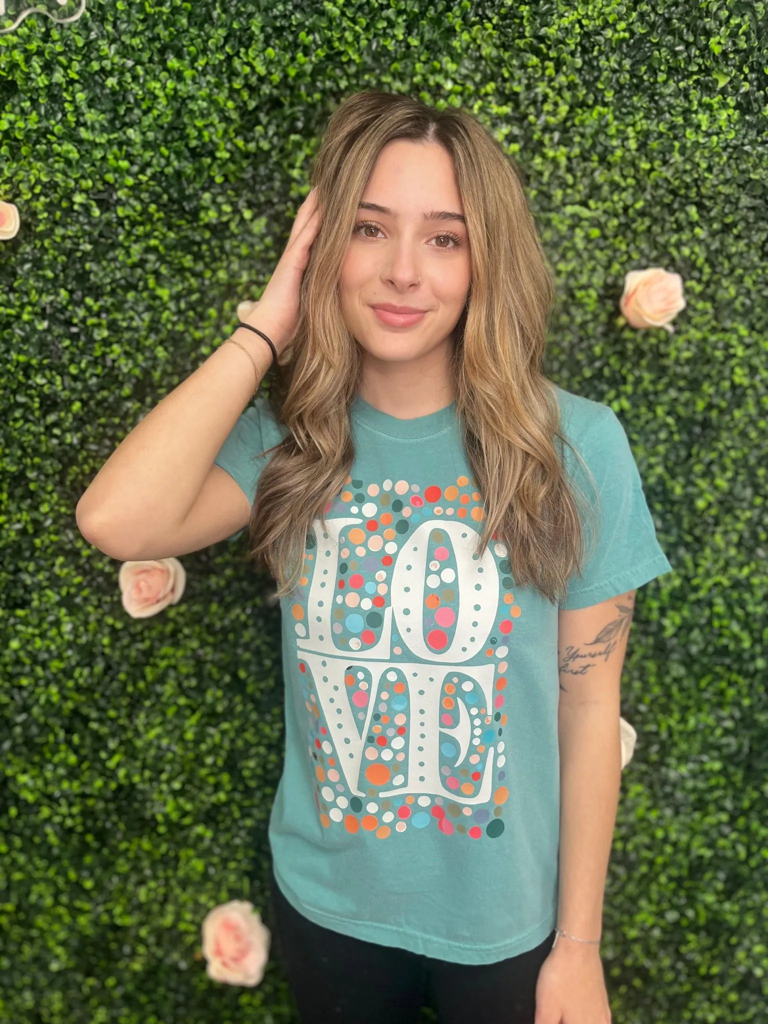 Multi Colored Love Tee