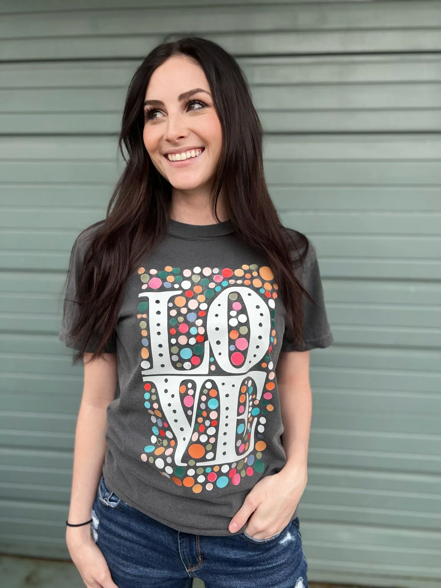 Multi Colored Love Tee