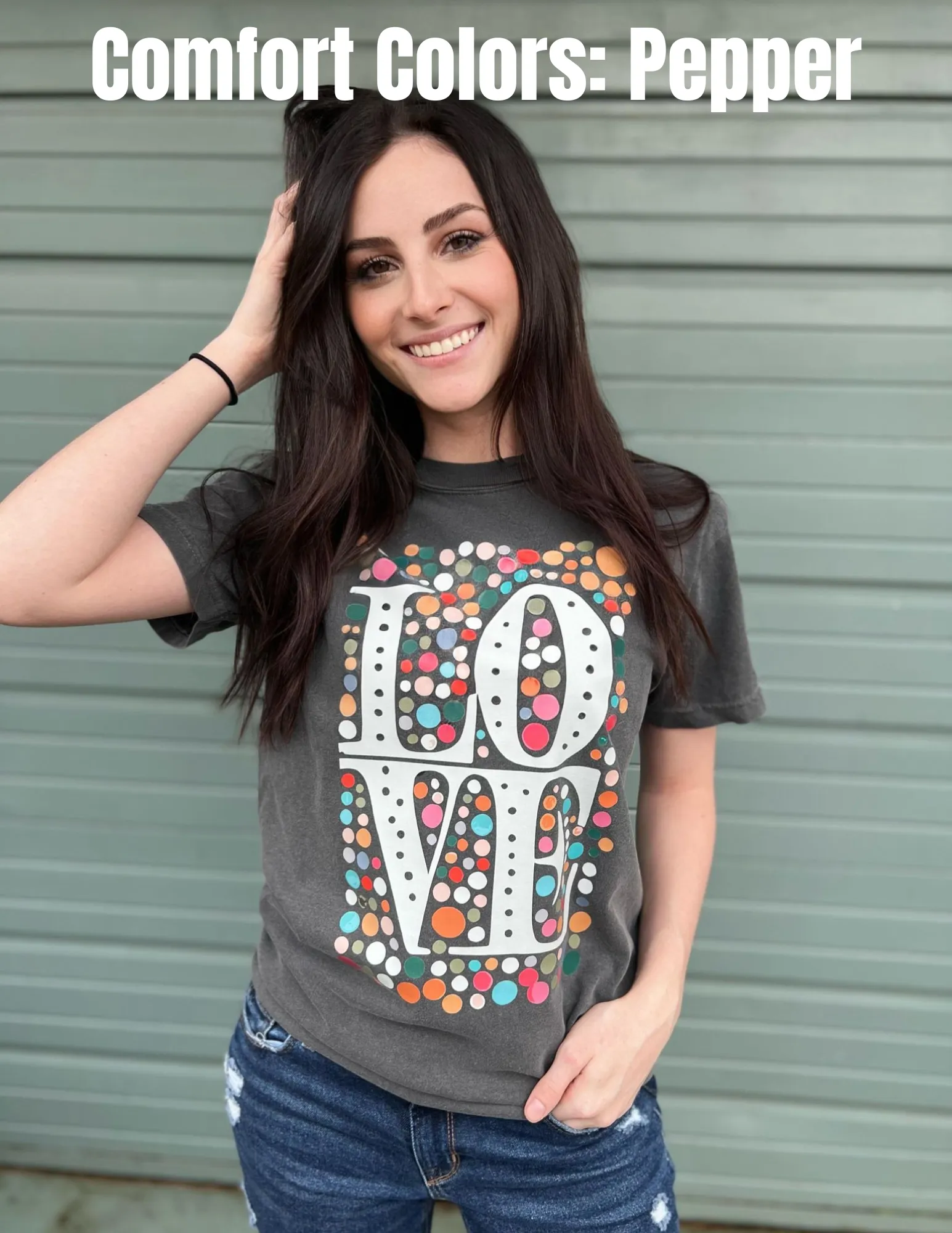 Multi Colored Love Tee