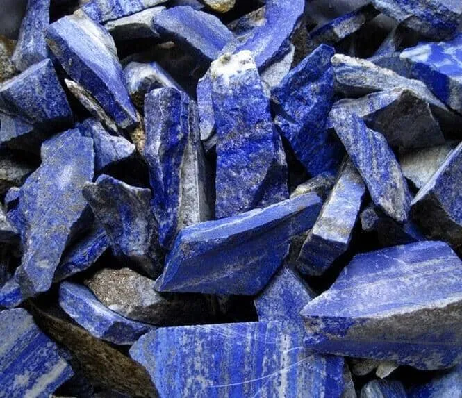 Natural Lapis Lazuli Crystal Stones [200gr/7oz]