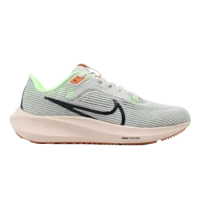 Nike Women's Pegasus 40 Shoes - Photon Dust / Light Smoke Grey / Bright Mandarin / Obsidian