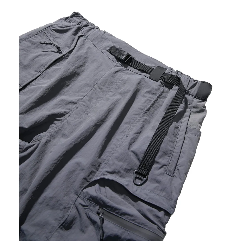 NINE POINT NINE ESCAPE BREATHE 3D POCKET SHORTS-BLACK