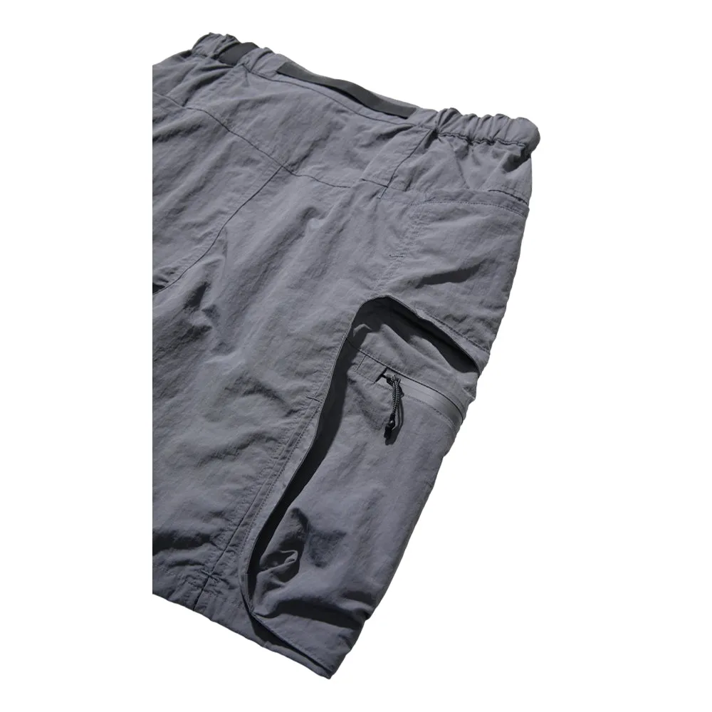 NINE POINT NINE ESCAPE BREATHE 3D POCKET SHORTS-BLACK