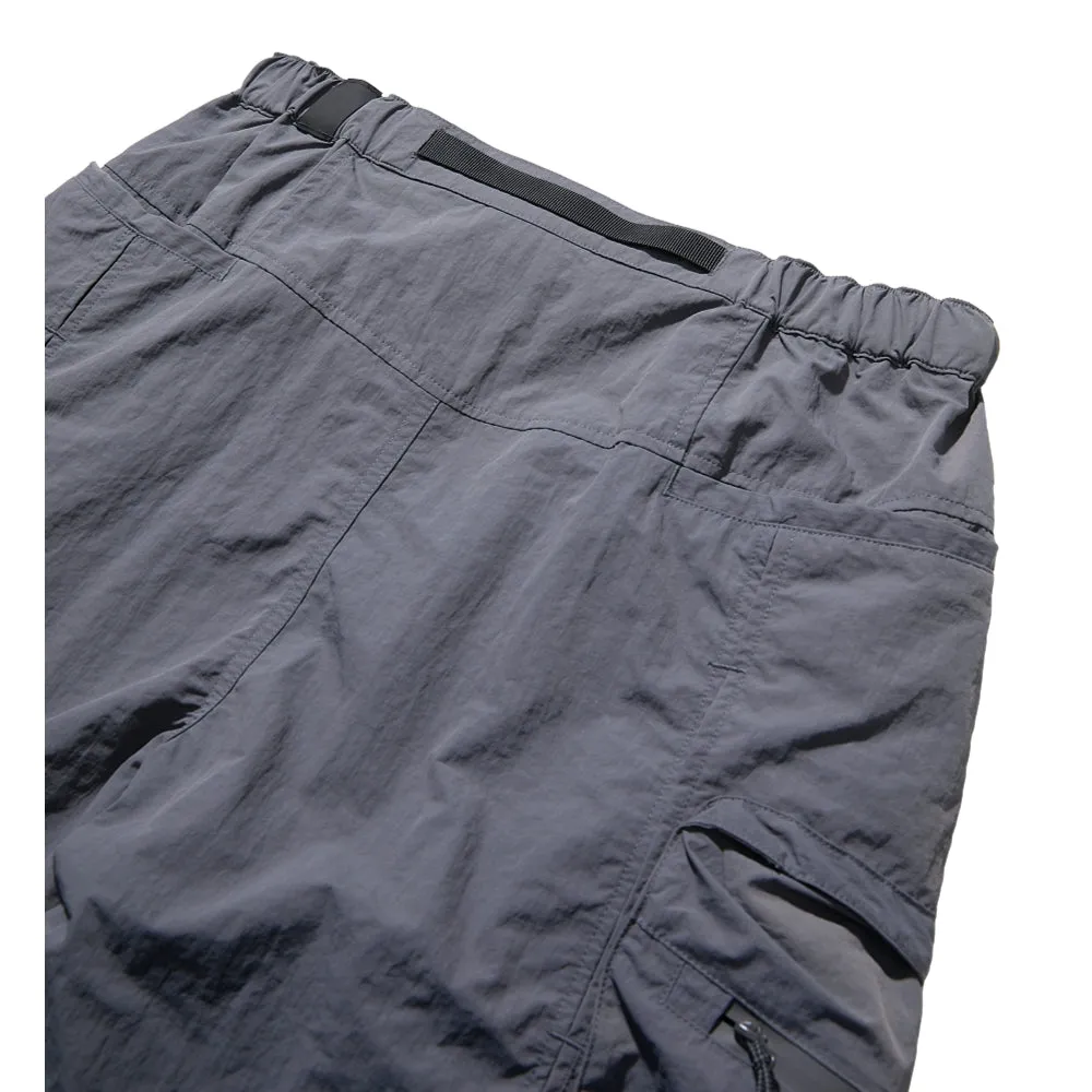 NINE POINT NINE ESCAPE BREATHE 3D POCKET SHORTS-BLACK