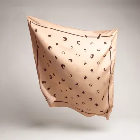 Not-a-Polka-Dot Scarf in Peach