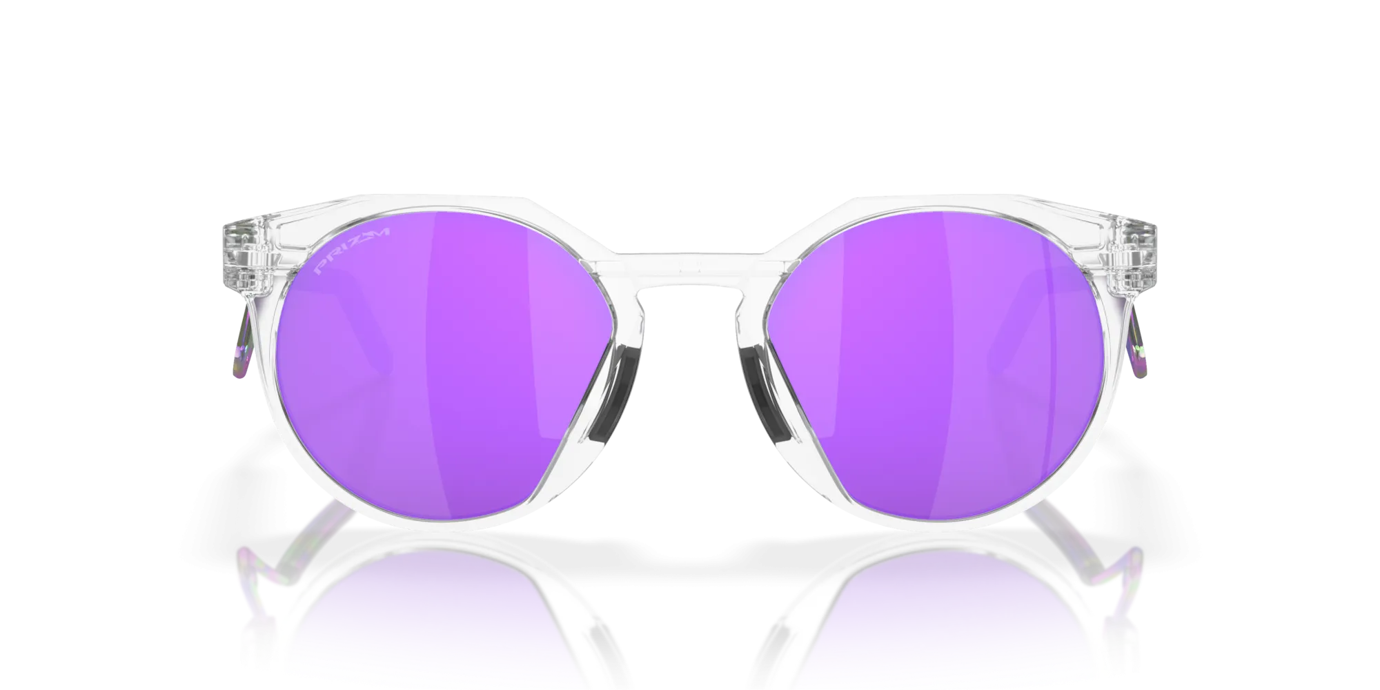 Oakley HSTN Prizm Violet Lenses - Matte Clear Frame