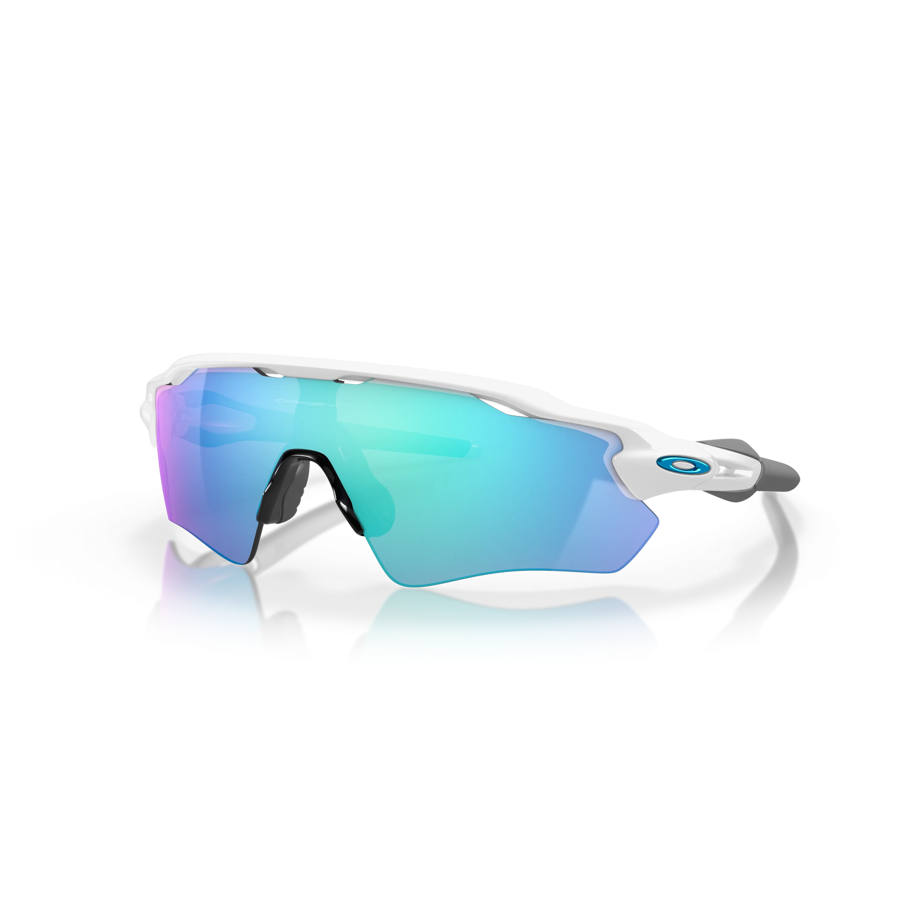 Oakley Radar EV Prizm Sapphire Lenses - Polished White Frame