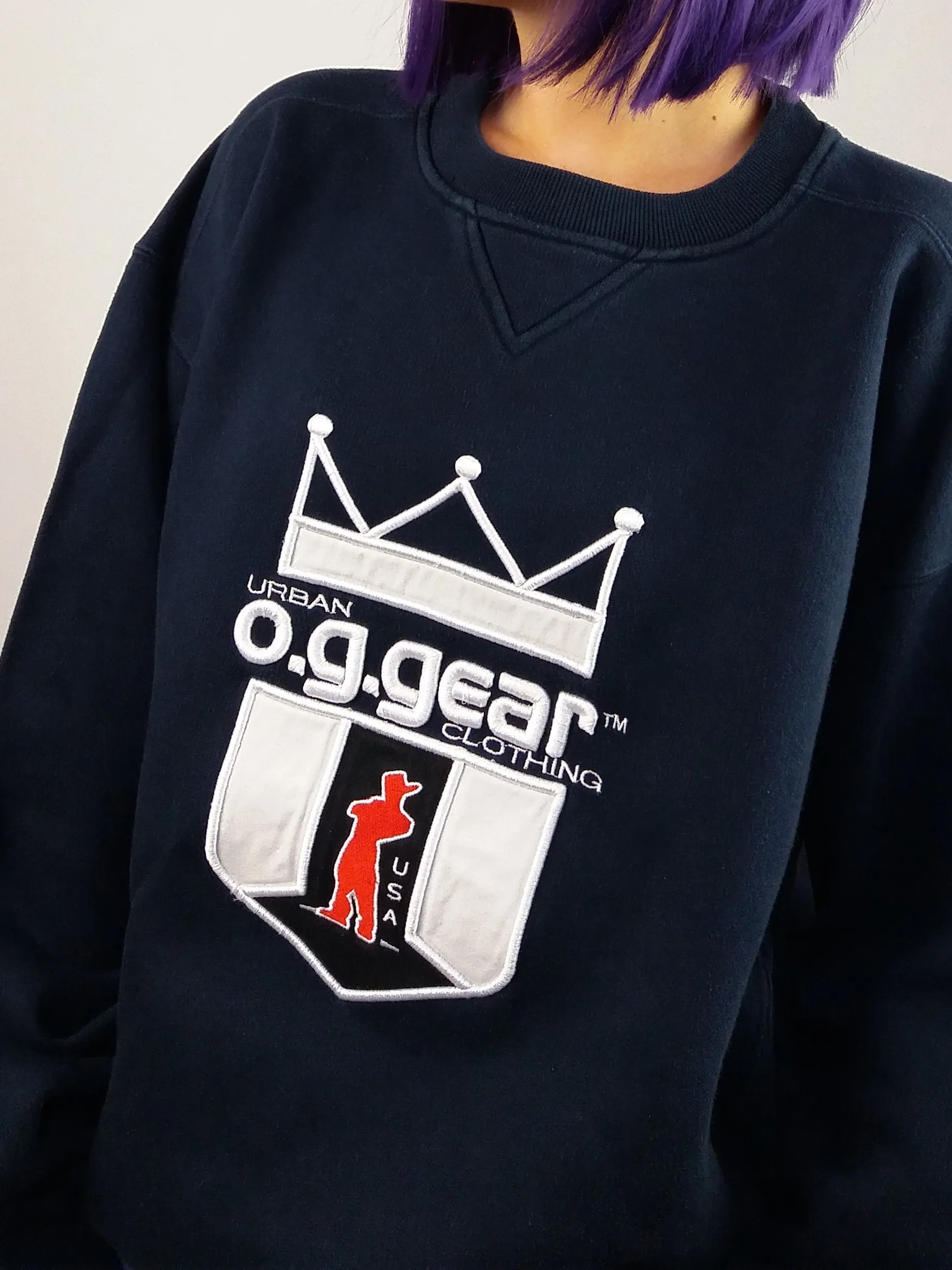 O.G. GEAR 90's Hip Hop Sweatshirt - size M