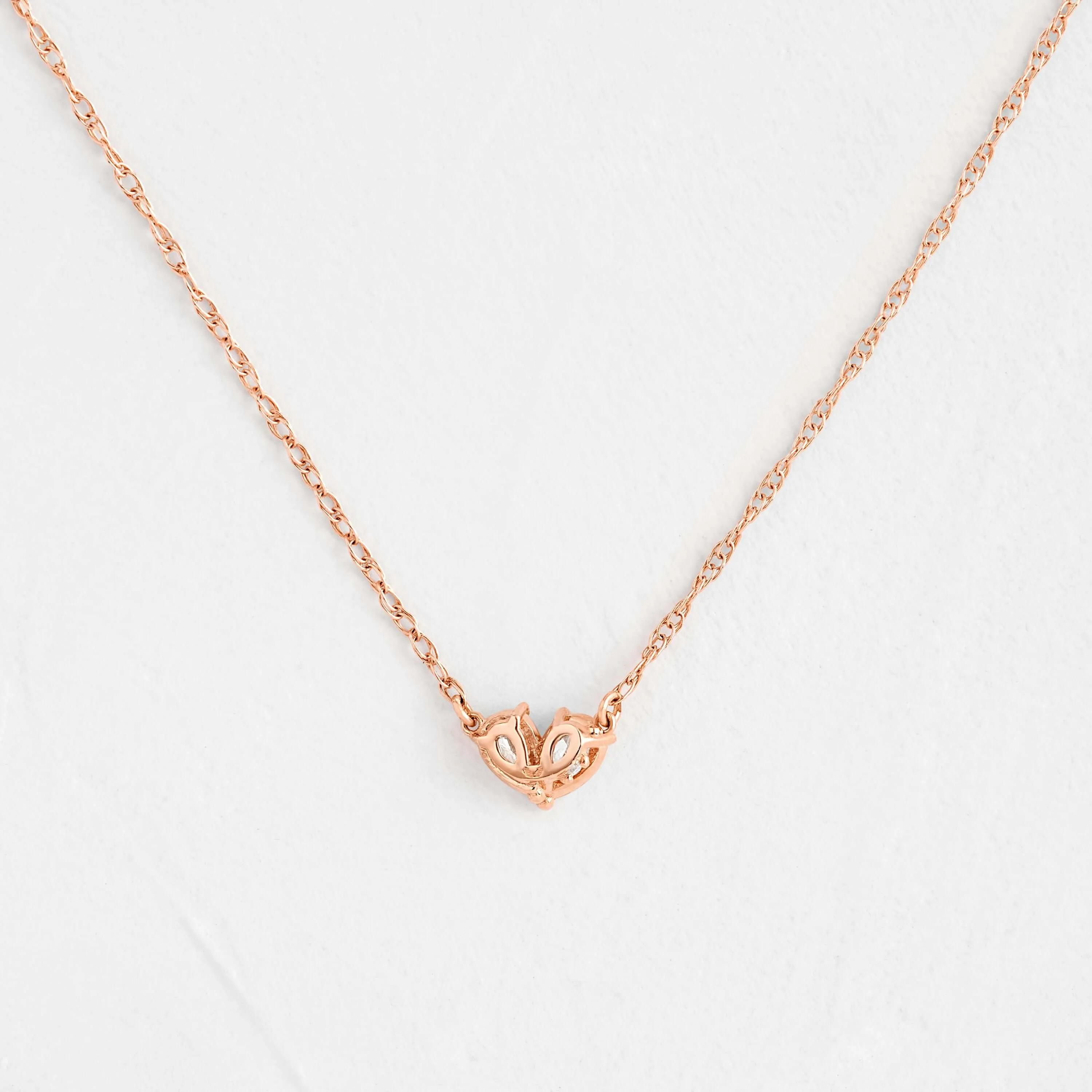 Overlap Heart Necklace - OOS