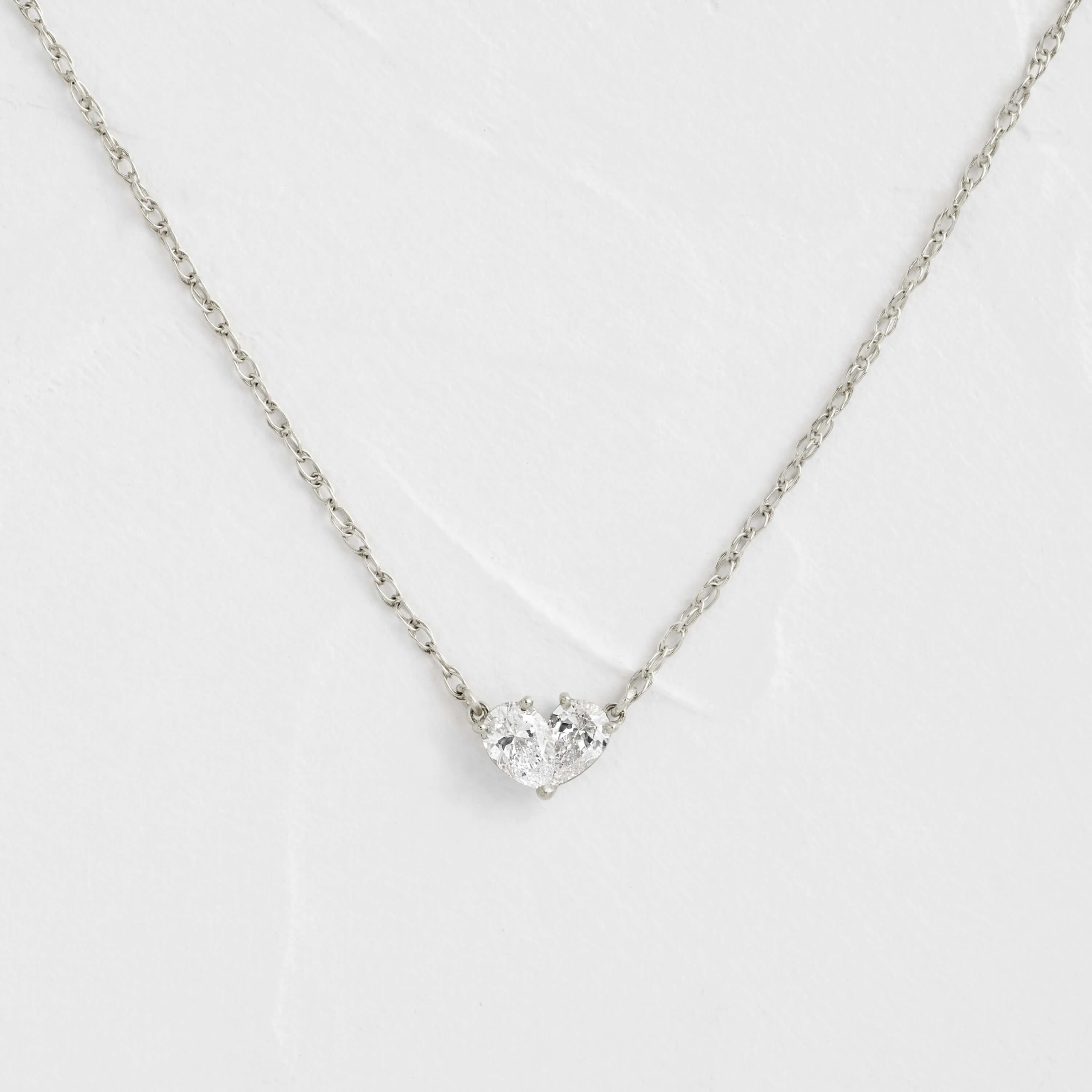 Overlap Heart Necklace - OOS