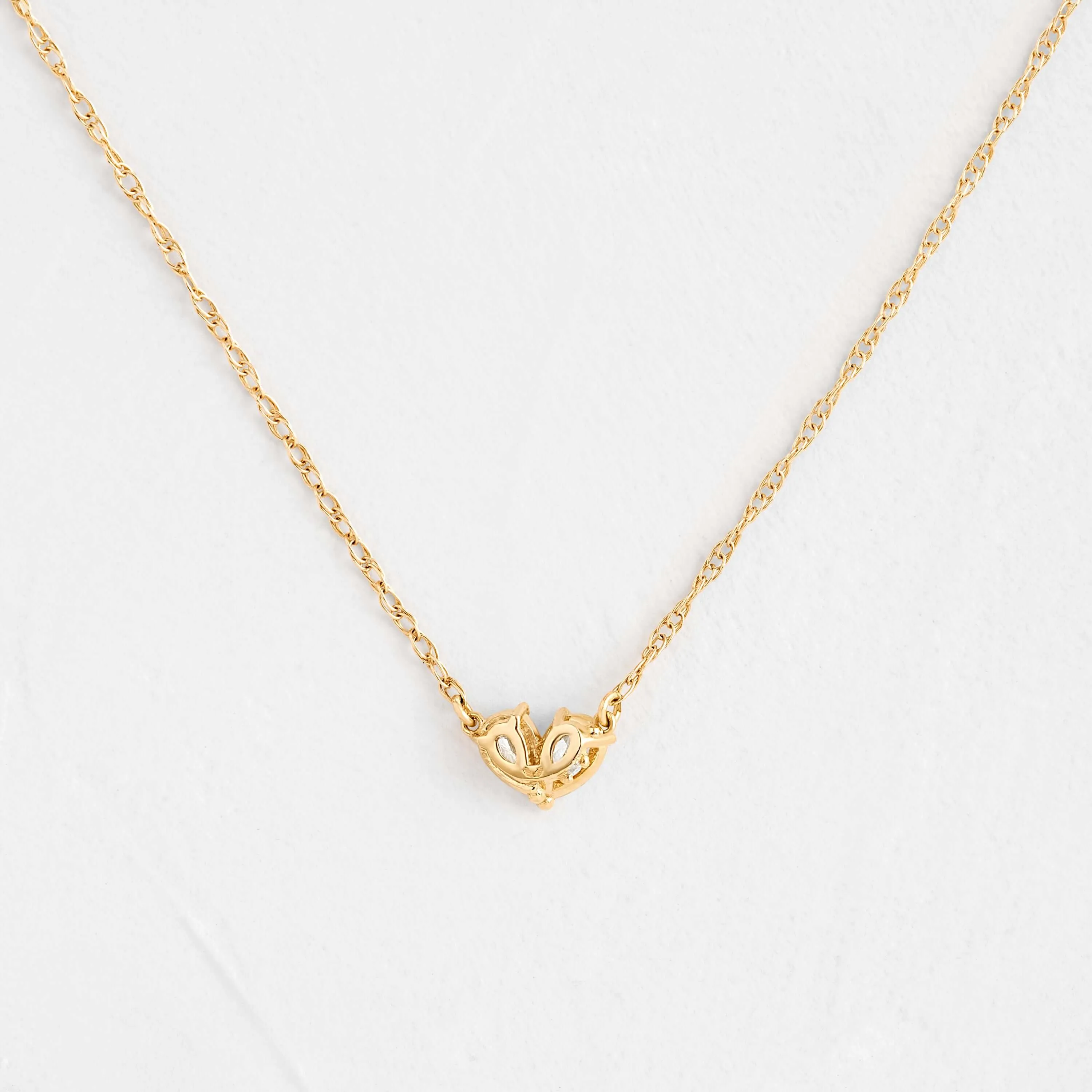 Overlap Heart Necklace - OOS