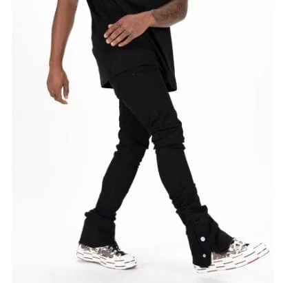 Pheelings Emotionally Driven Flare Stack Denim (Jet Black)