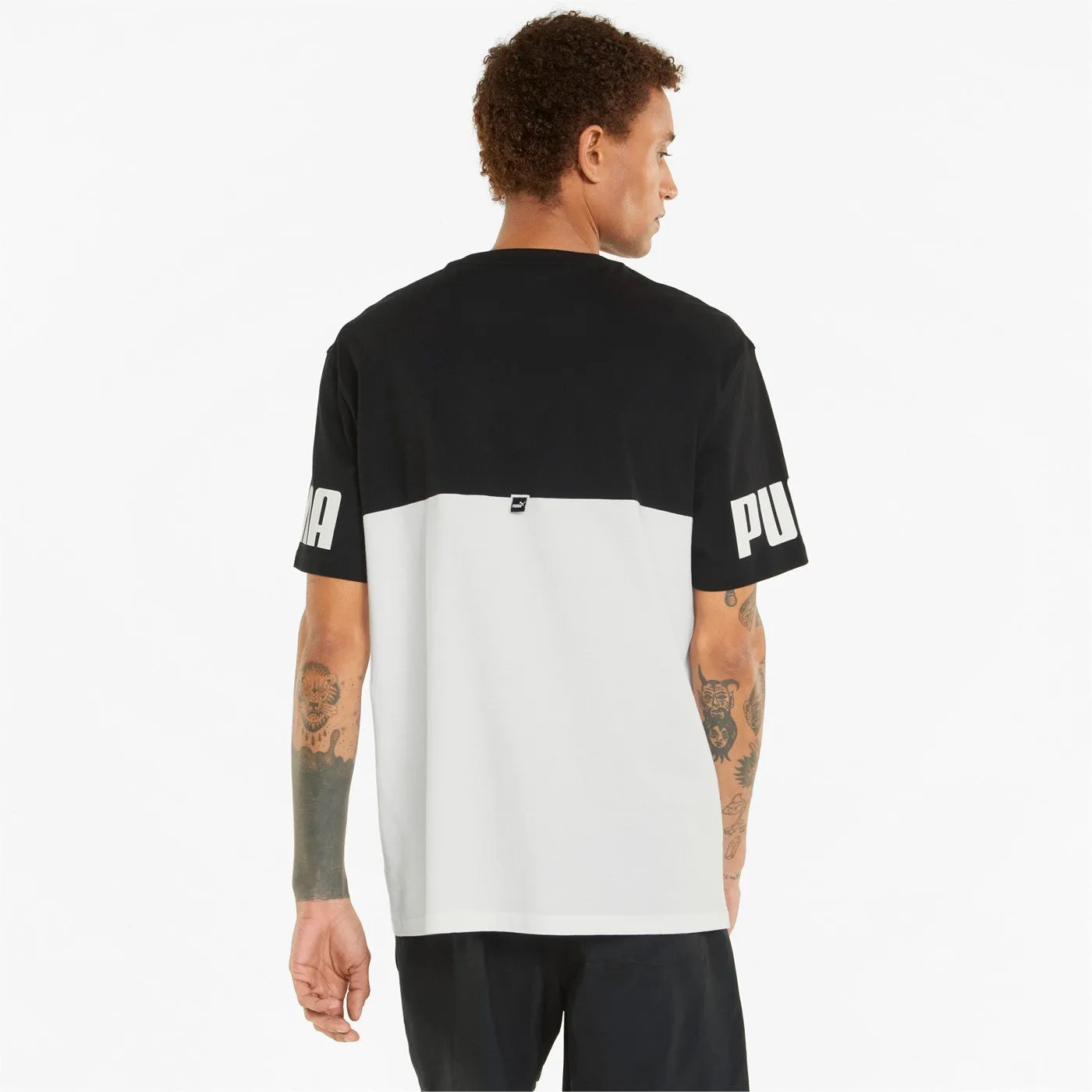 Puma Colorblock T-shirt 847389 01 black-white