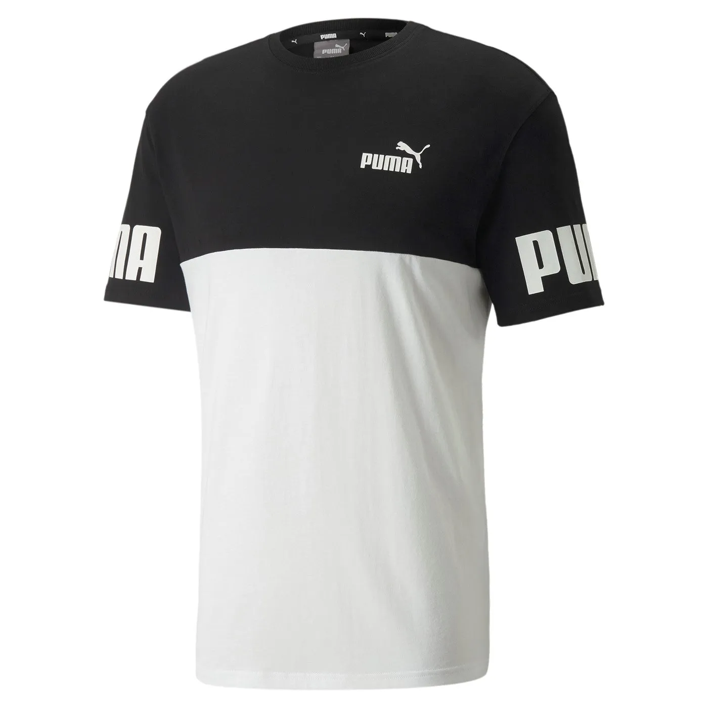 Puma Colorblock T-shirt 847389 01 black-white