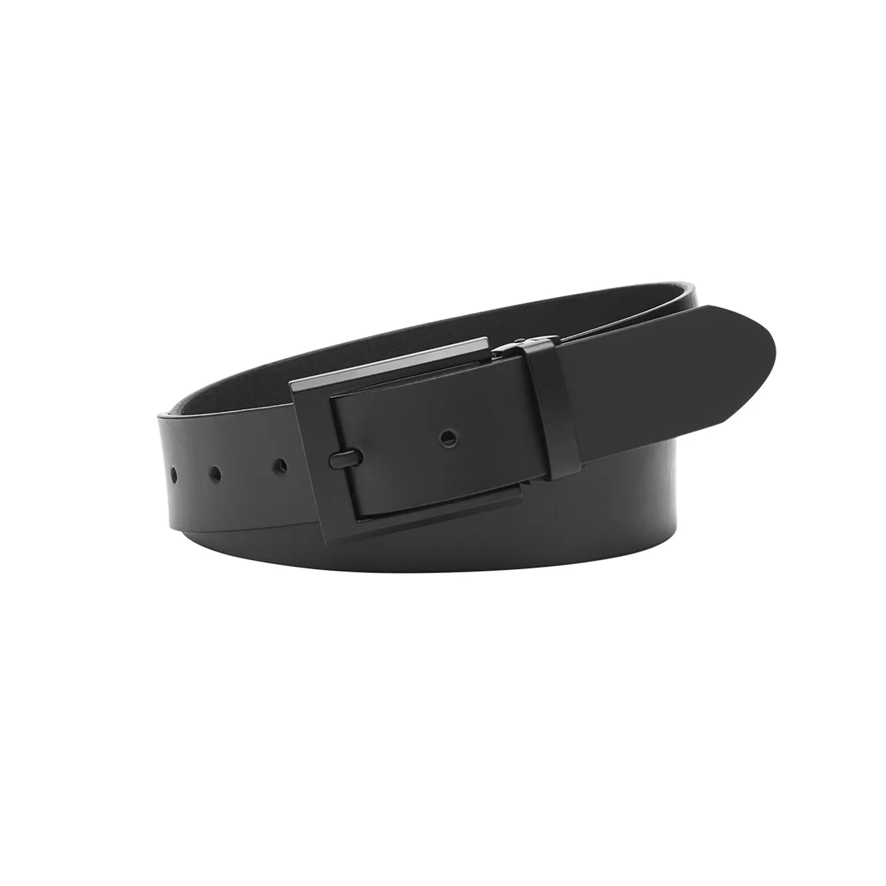 "Sierra" Full Grain Buffalo Belt - Black