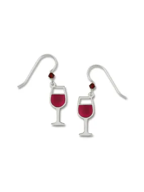 Red Wine Earrings by Sienna Sky