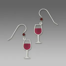 Red Wine Earrings by Sienna Sky