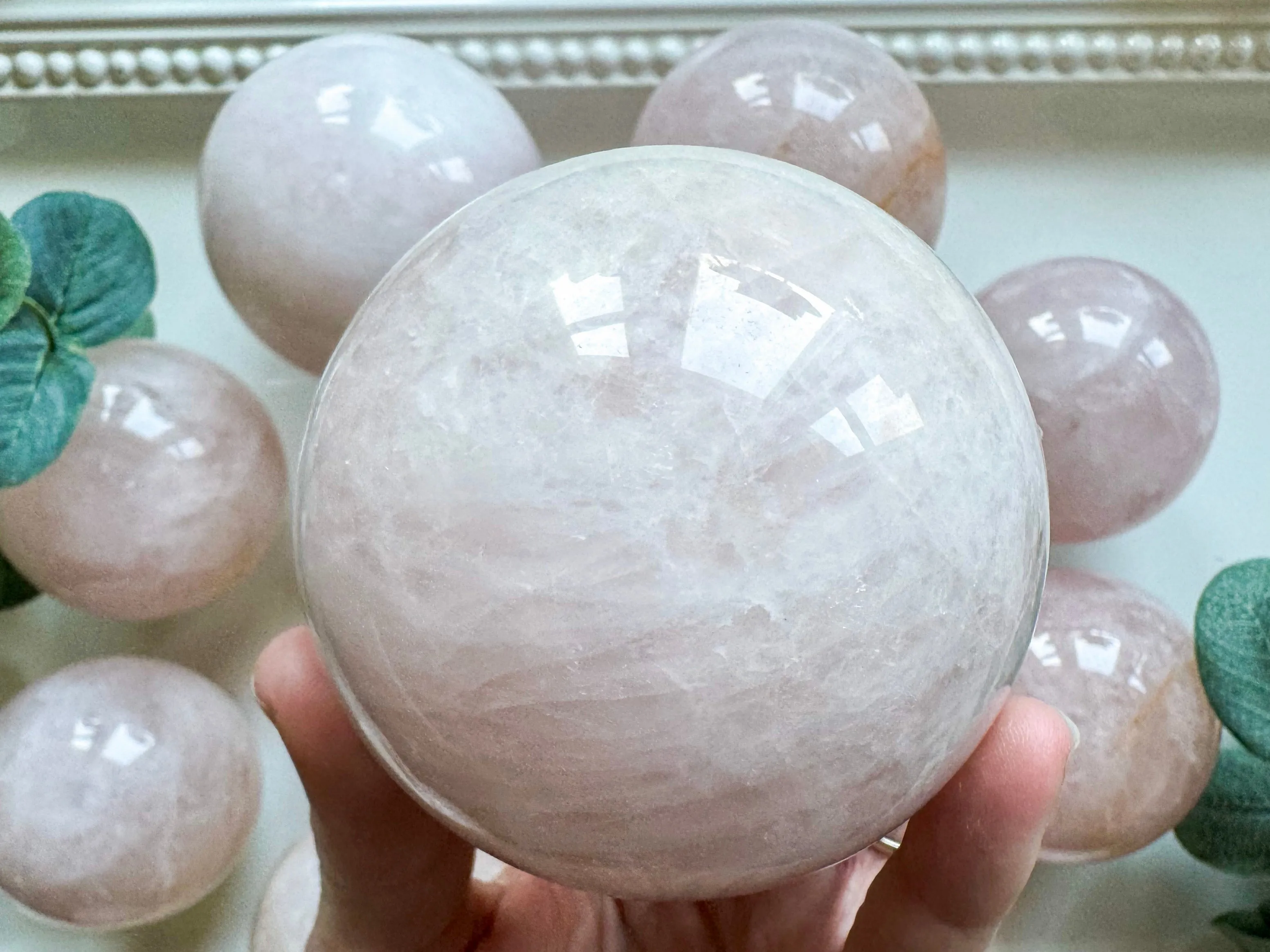 Rose Quartz Sphere || Large