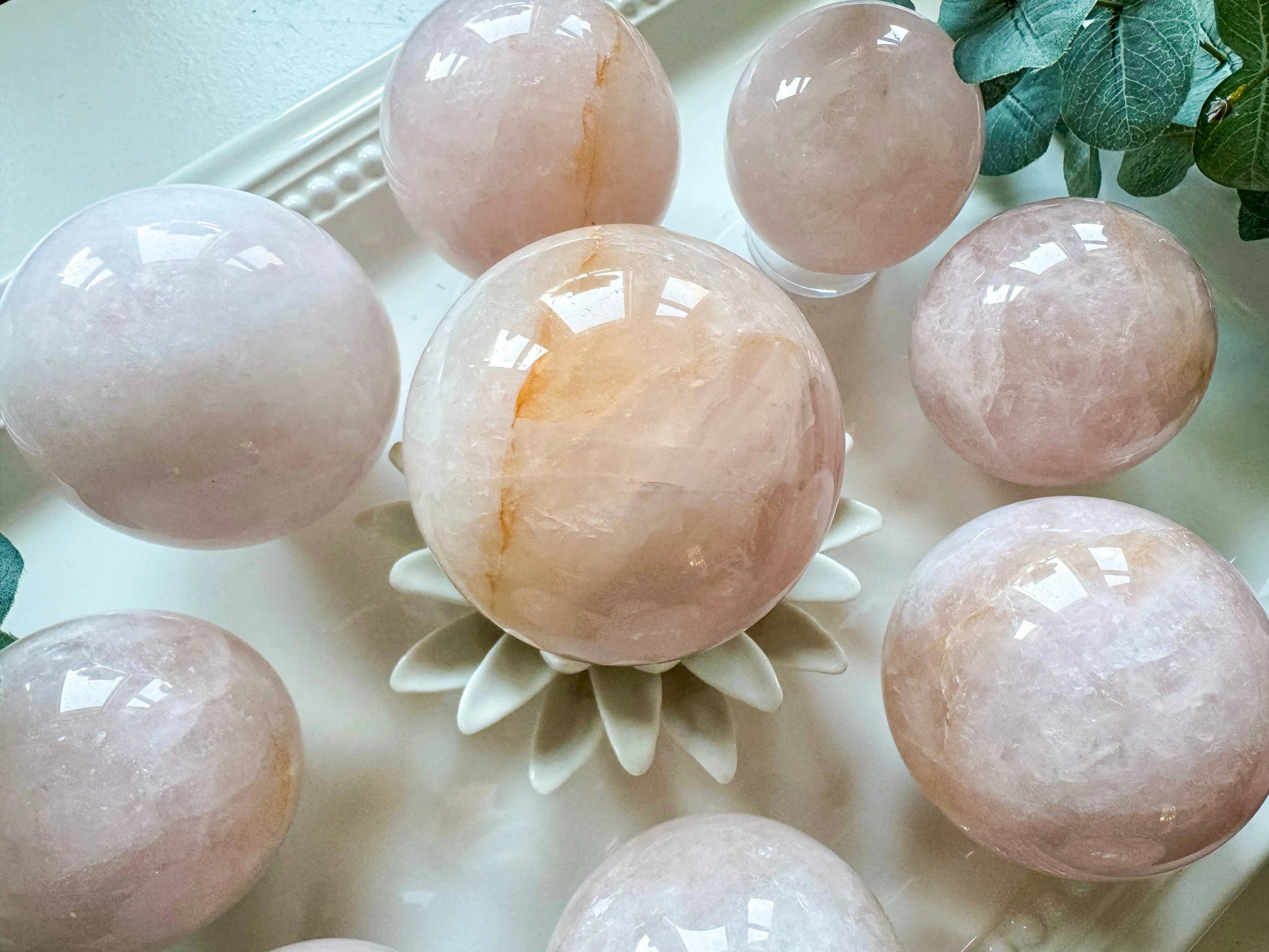 Rose Quartz Sphere || Large