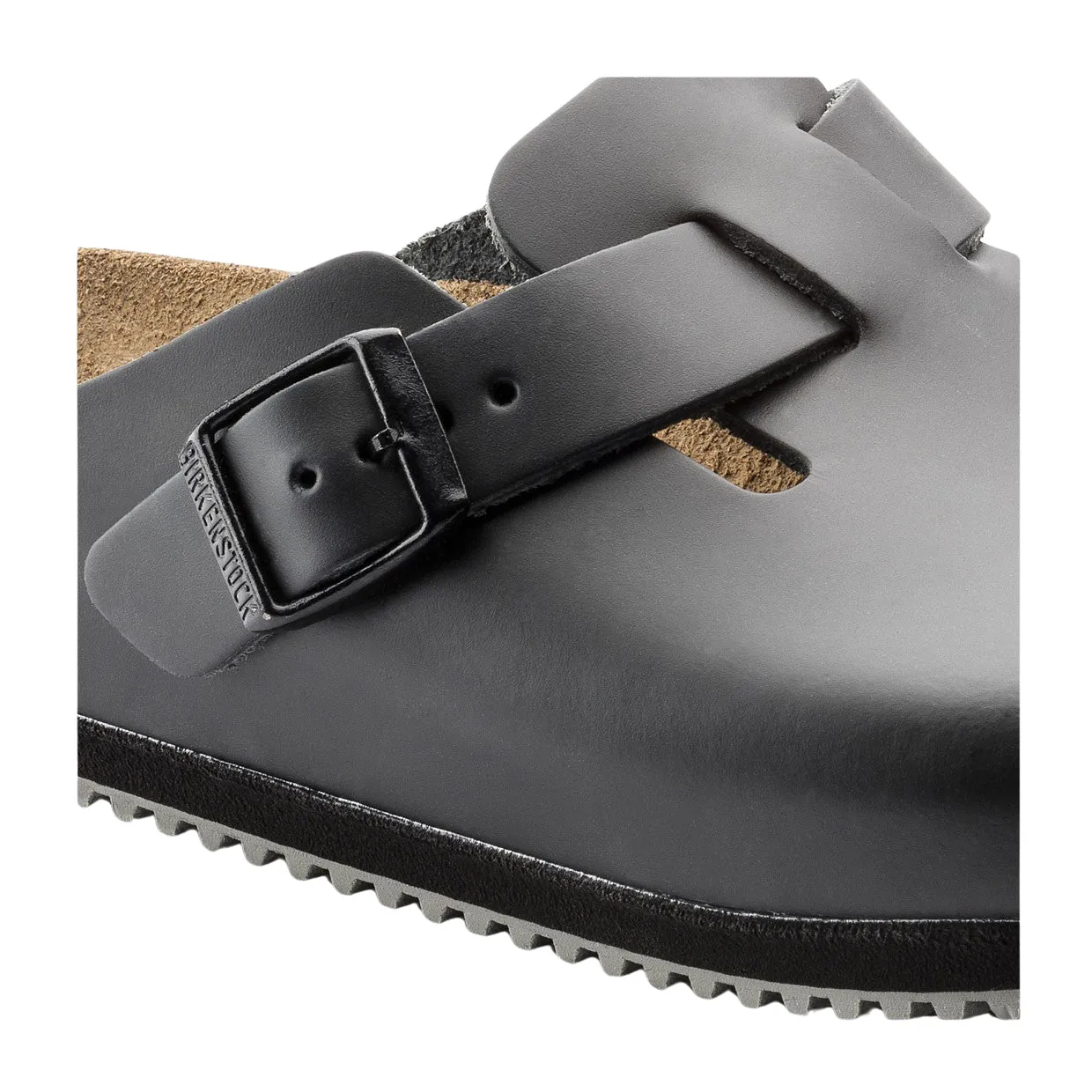 Sabot Unisex Birkenstock Boston Super Grip Nero