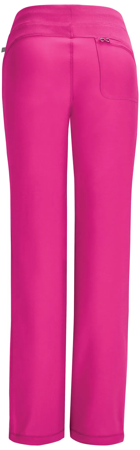 Scrub Pants - Cherokee Infinity Women's Straight Leg Drawstring Pant - Carmine Pink, 1123A