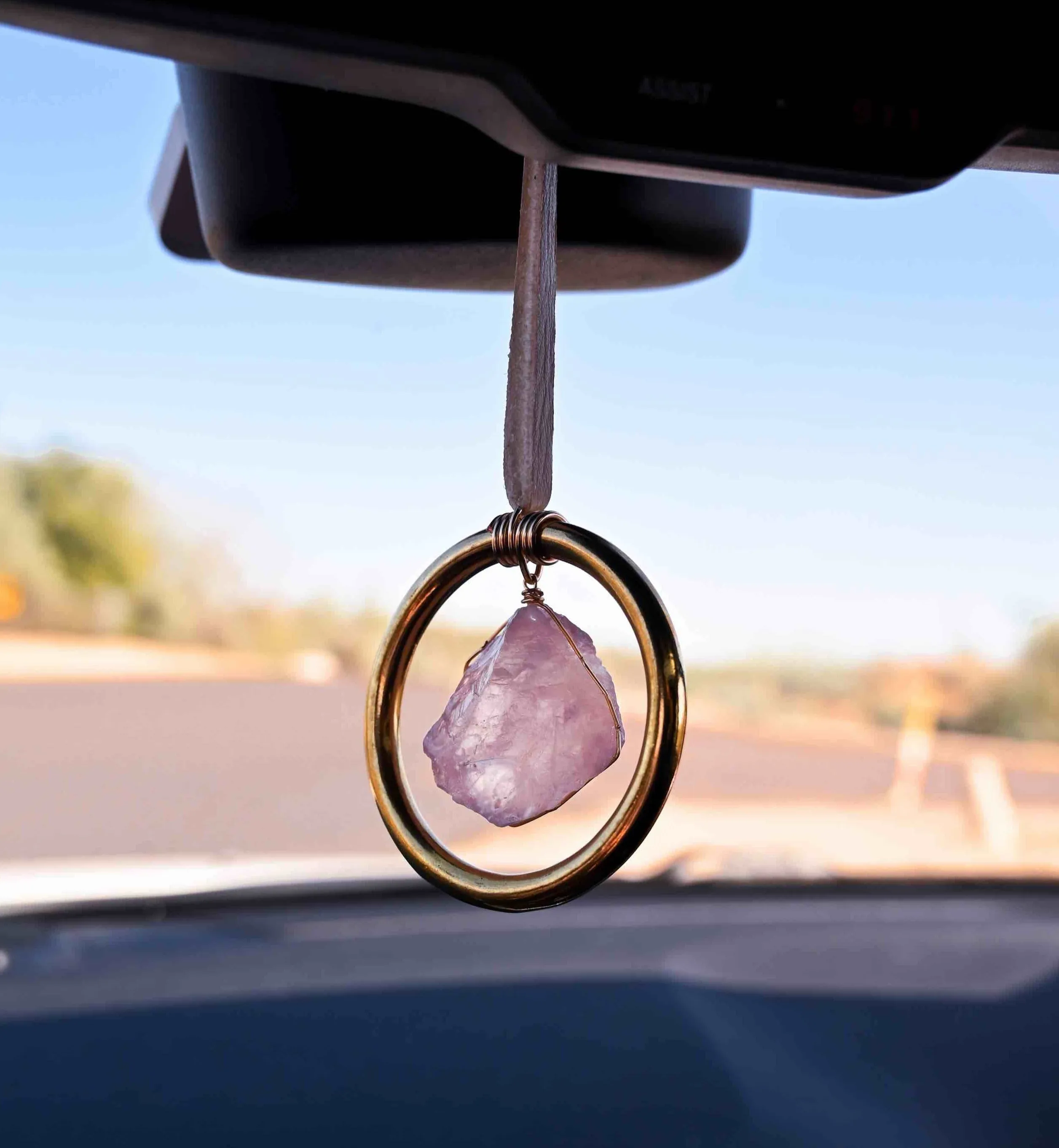 Self Love Rose Quartz Car Charm