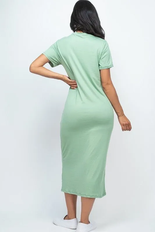 Side Pocket Maxi Dress - FINAL SALE