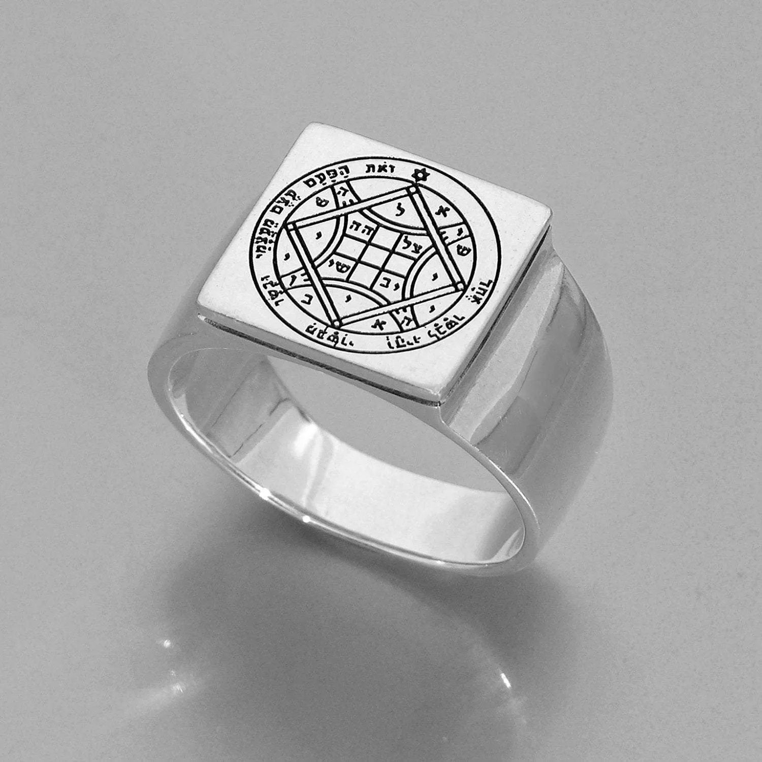 Sterling silver ring . Kabbalah Ring, Love ring, Solomon Love seal , blessing jewelry