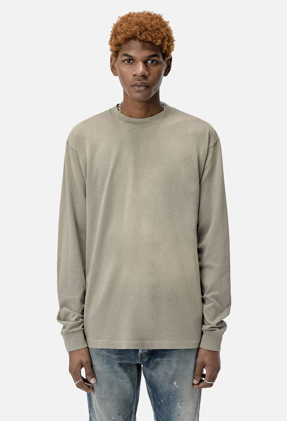 Sun-drenched LS University Tee / Taupe