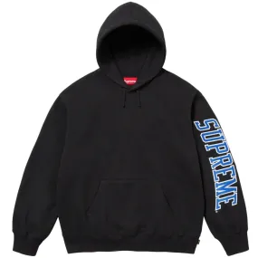 SUPREME SLEEVE ARC HOODED SWEATSHIRT-BLACK