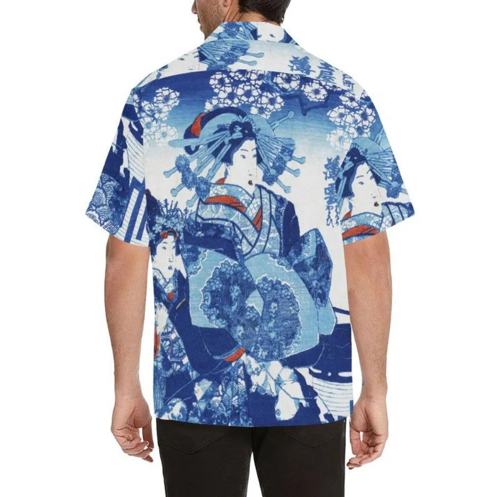 Tamaya uchi Usugumo by Utagawa Kuniyoshi Hawaiian Shirt