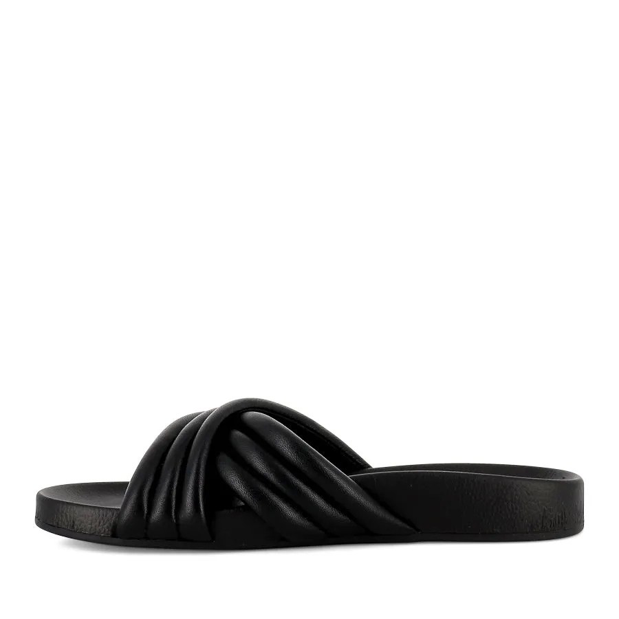 TIDE CROSS PADDED - BLACK LEATHER