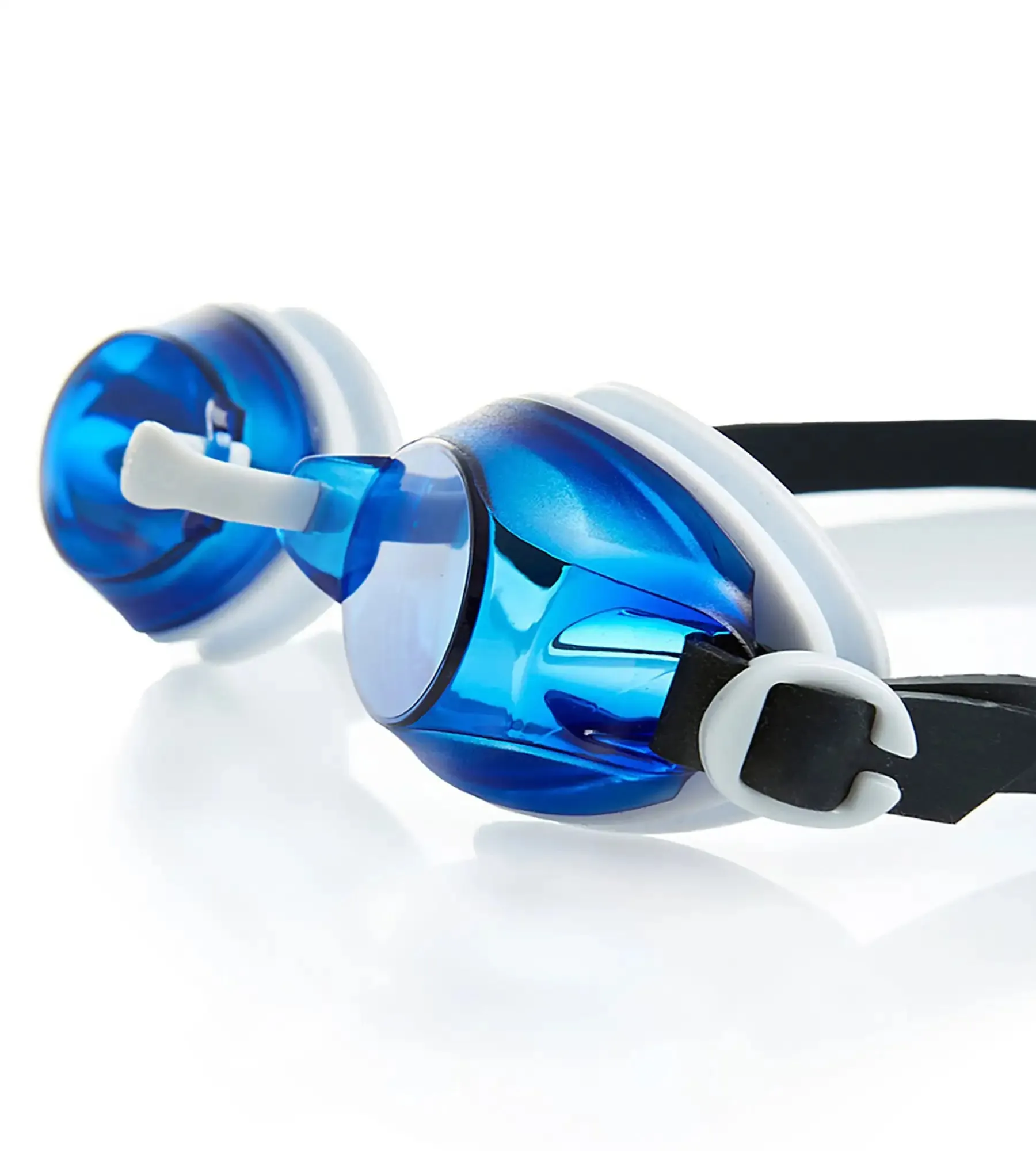 Unisex Adult Jet Tint-Lens Swim Goggles - Blue & White