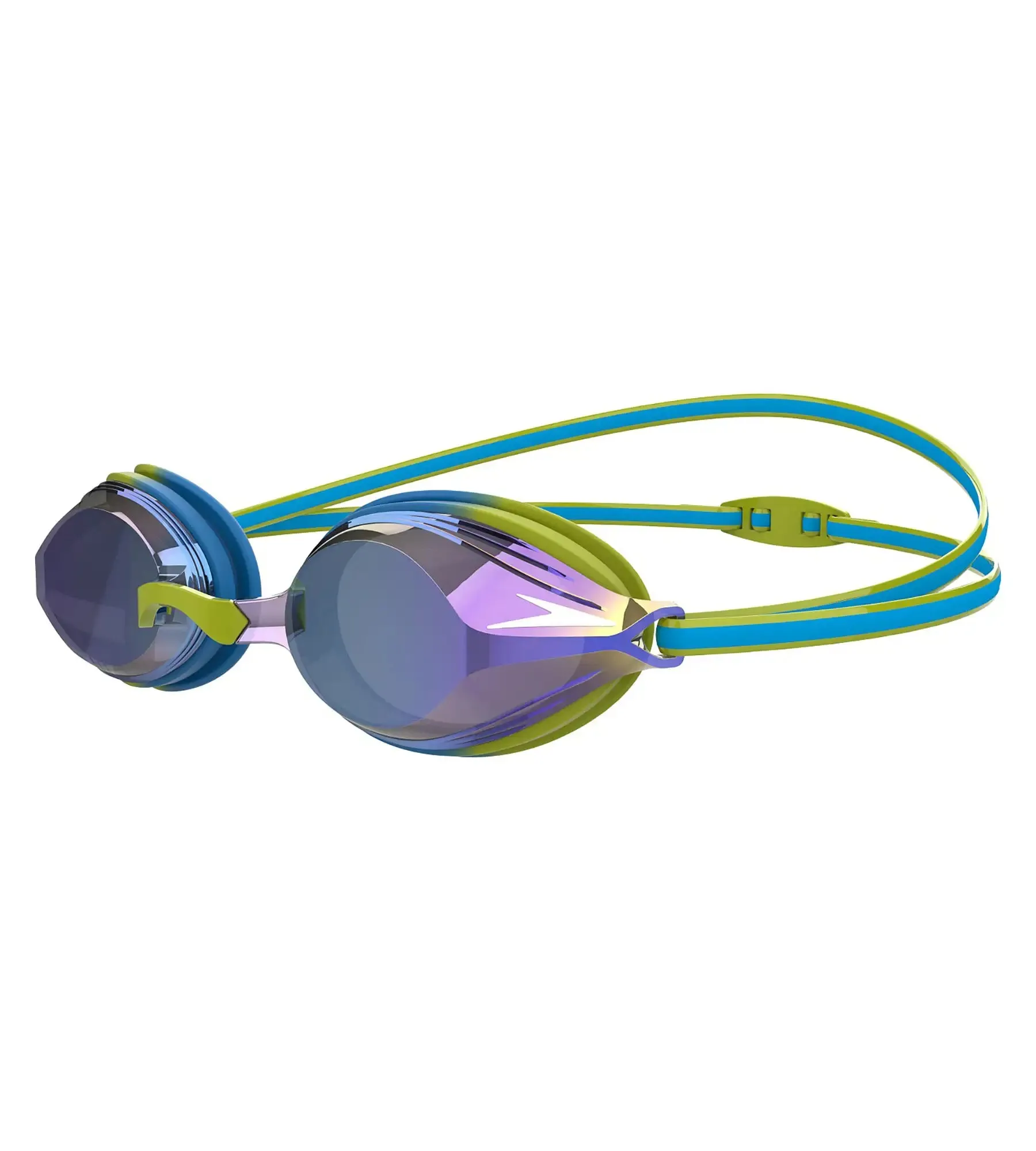 Unisex Junior Vengeance Mirror Clear-Lens Goggles - Green & Blue