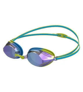 Unisex Junior Vengeance Mirror Clear-Lens Goggles - Green & Blue