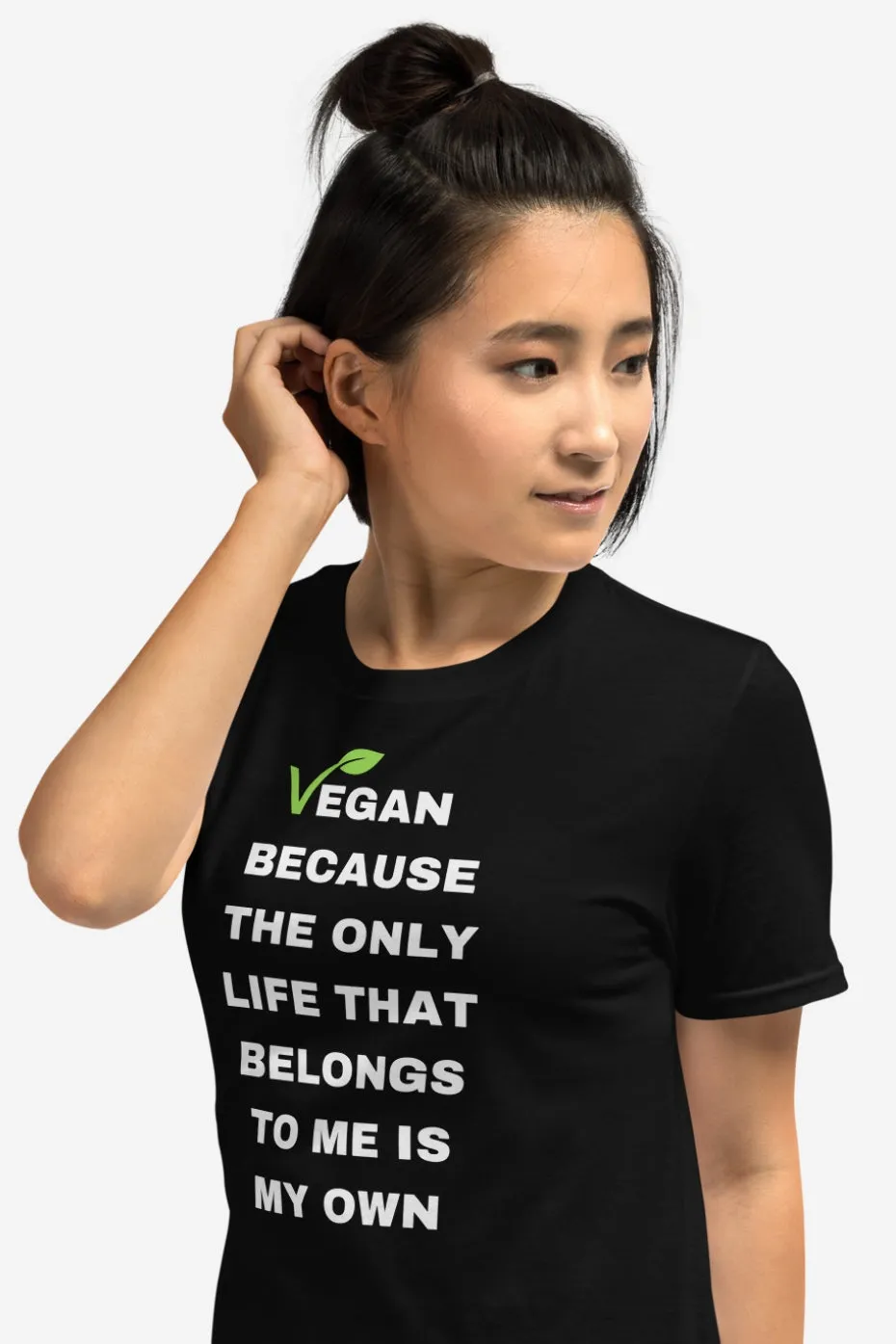 Vegan Because Unisex T-Shirt