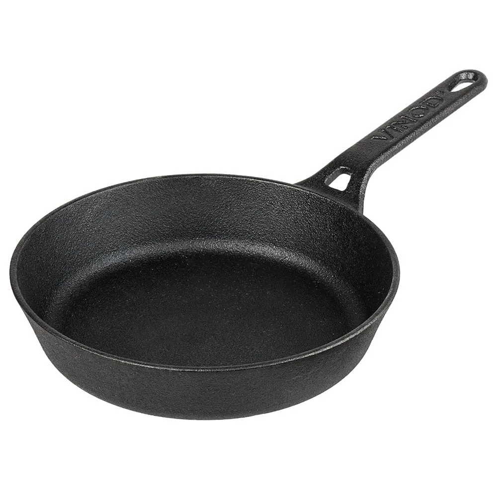 Vinod Legacy Pre Seasoned Cast Iron Frypan 24 Cm