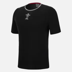 Wales Rugby Travel T-Shirt 22/23 - Black