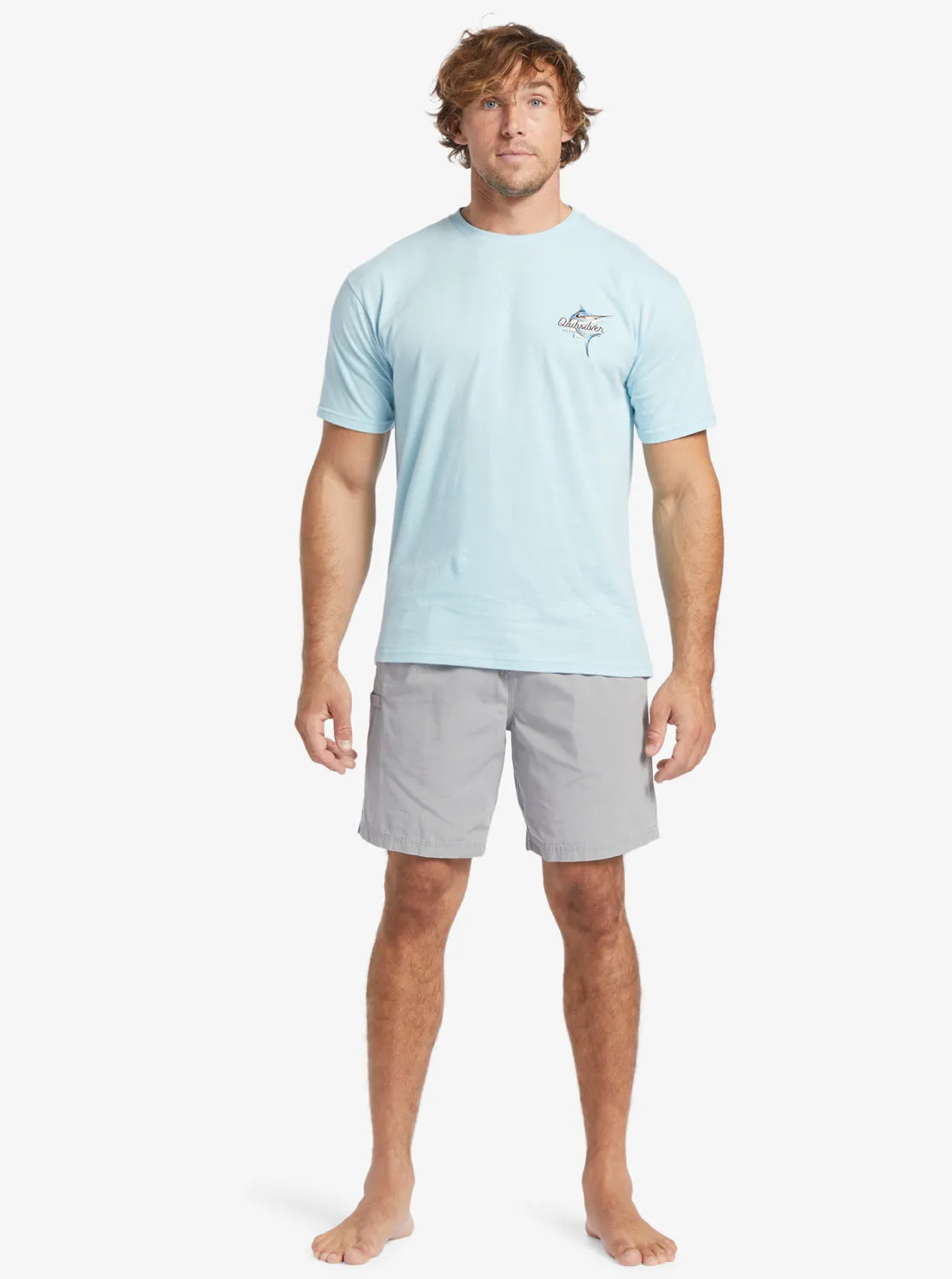 Waterman Last Light Elastic Waist 19 Shorts - Sharkskin