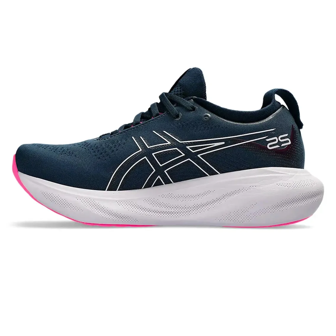 Womens ASICS GEL-Nimbus 25 - French Blue / Lilac Hint