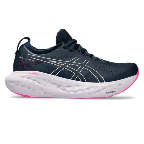 Womens ASICS GEL-Nimbus 25 - French Blue / Lilac Hint