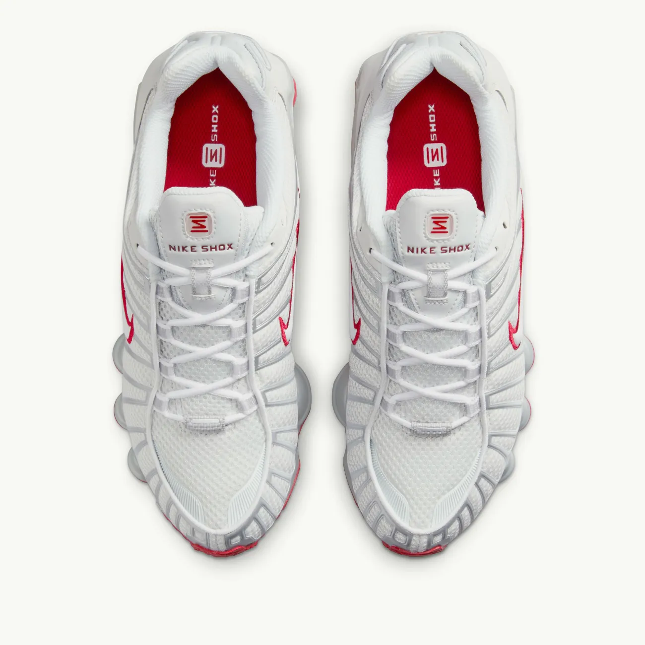 Womens Shox TL - 'Platinum Tint/Gym Red'