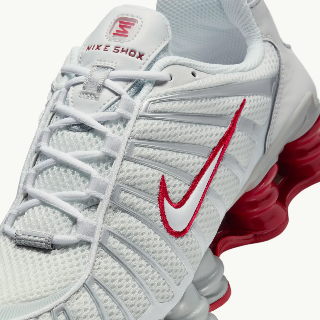 Womens Shox TL - 'Platinum Tint/Gym Red'