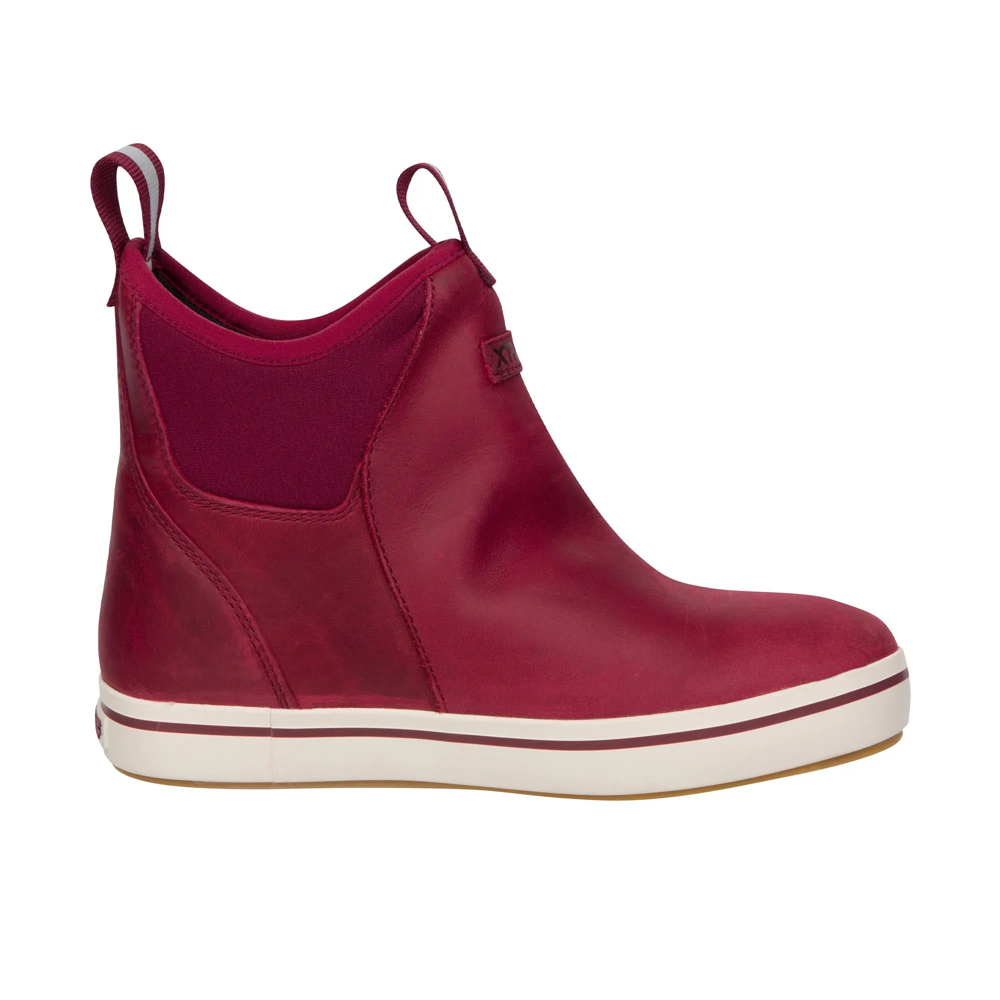 Xtratuf Womens Leather Ankle Deck Boot Cabernet