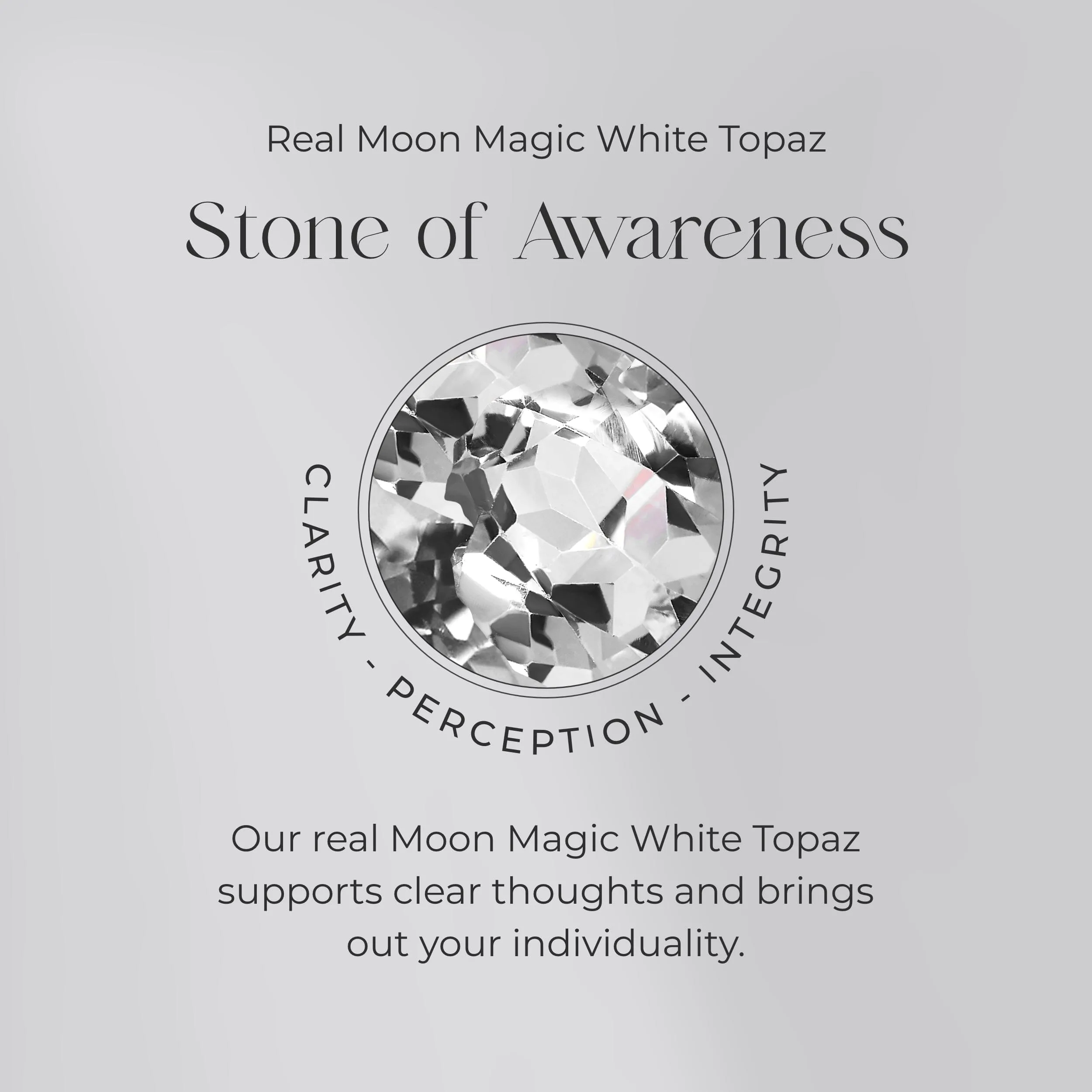 Zodiac Birthstone Studs - Aries White Topaz