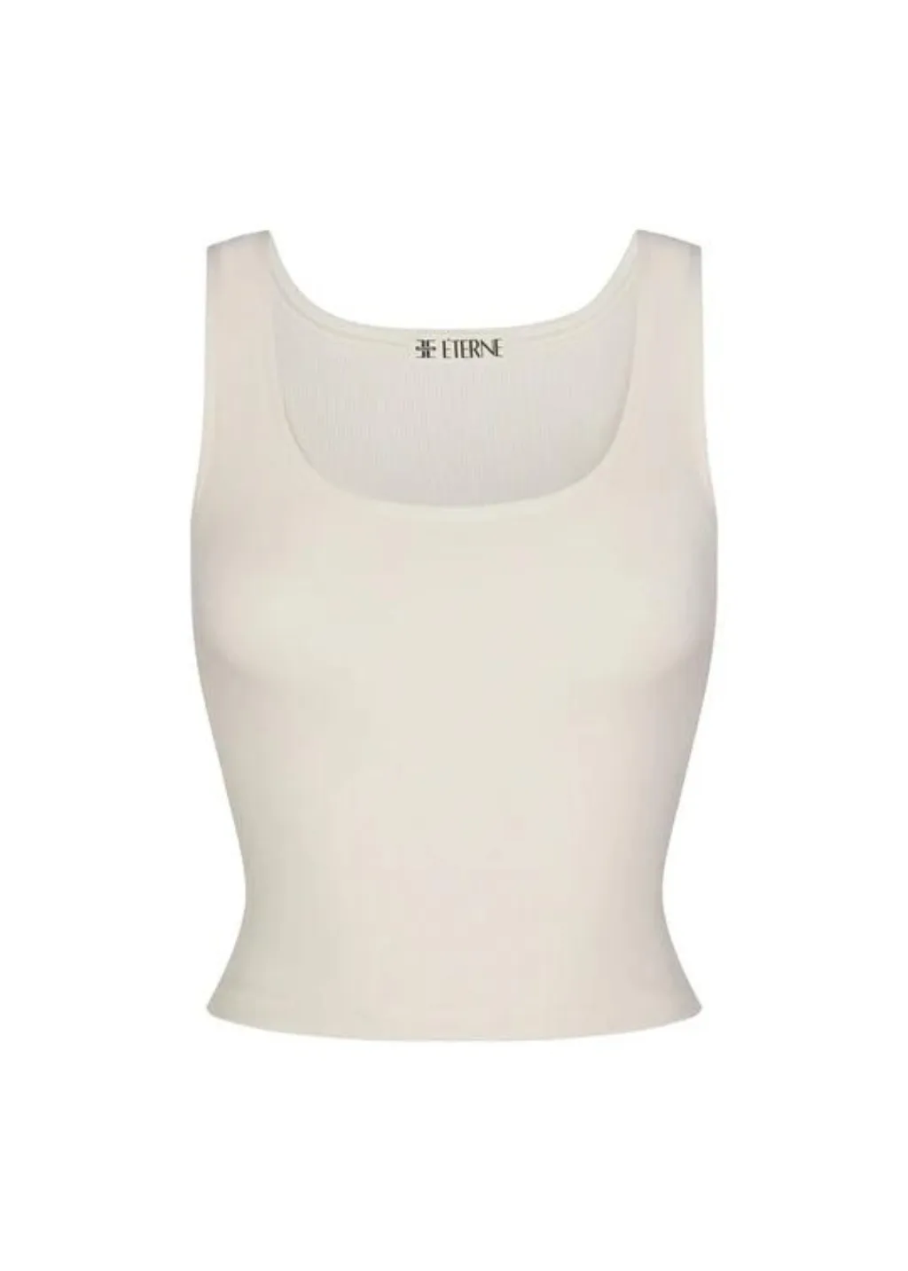 Éterne Square Neck Tank in Cream